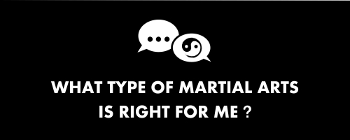 what type of martial arts is right for me